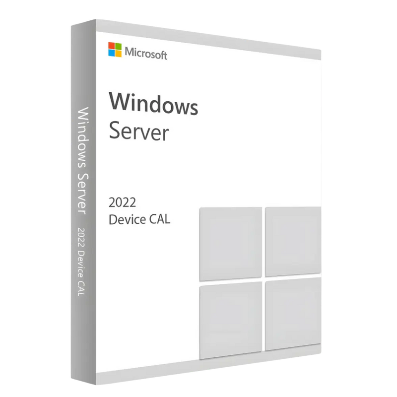 Microsoft Windows Server 2022 Device CAL-Box in minimalistischem Design